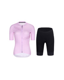 RIVANELLE Rövid kerékpáros mez rövidnadrággal - CRYSTELLE - fekete/rózsaszín